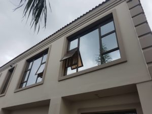 Mirror Finish 4 Opener Bronze Aluminium Window